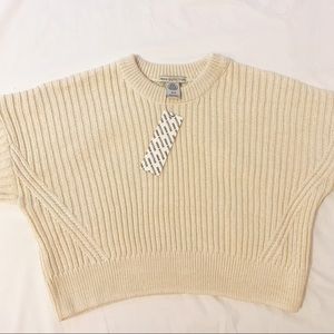 NWT creme urban outfitter knit sweater